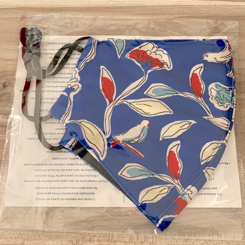 ❤️ Tory Burch Floral Printed Face Mask NWOT